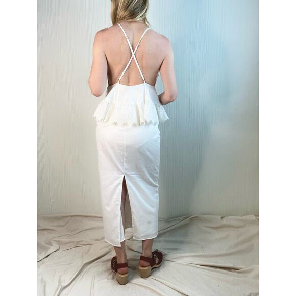 THE JETSET DIARIES After Forever Halter Ruffle Flounce Maxi Dress NWT US MEDIUM - Picture 7 of 14